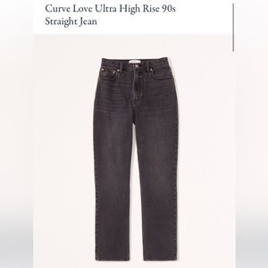 NWT AF Curve Love 90s Straight Ultra High Rise
